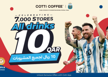 COTTI COFFEE تصل إلى إنجاز بامتلاكها 7,000 متجر حول العالم وتُطلق حملة عالمية جديدة احتفاءً بهذا الإنجاز